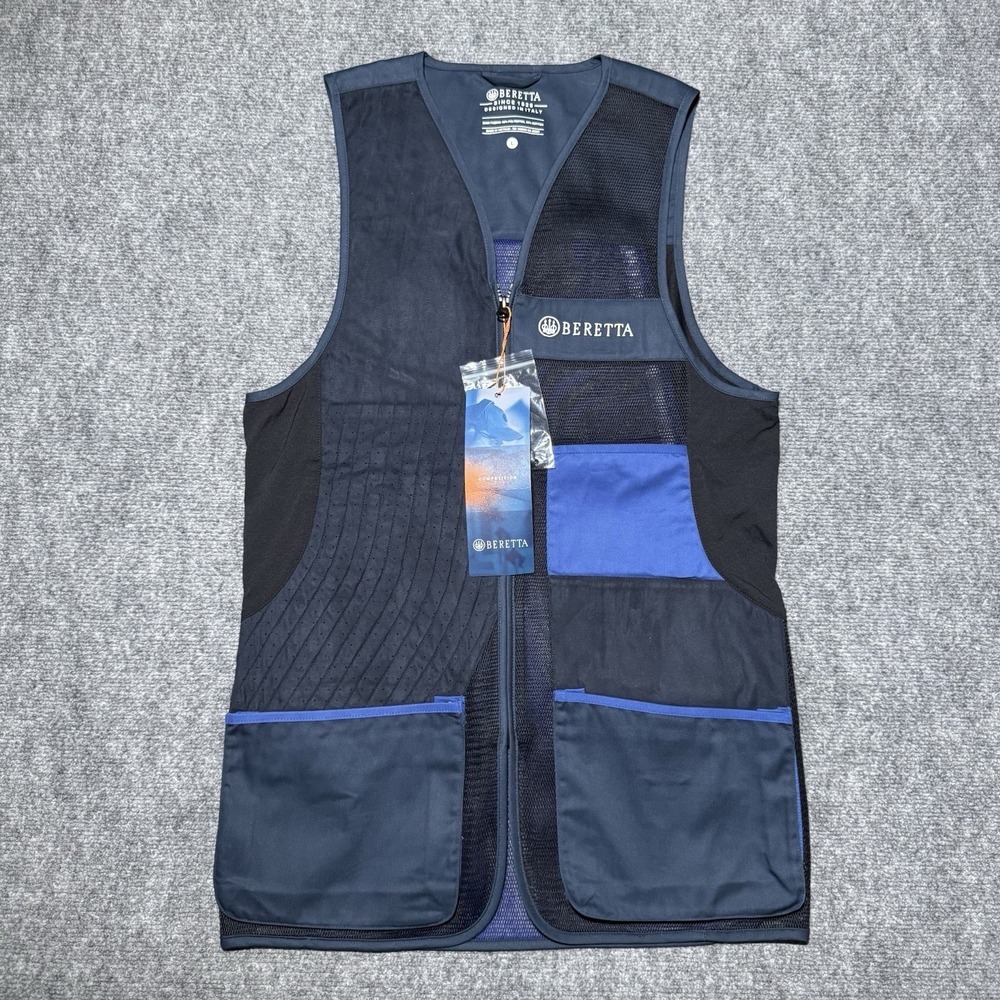 BERETTA Unisex Full Mesh Breathable Competition Shooting Vest Large NEW NWT